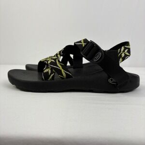 Chaco Z1 Ultraviolet Classic Mens Sport Adjustable Sandals Black Yellow Size 10